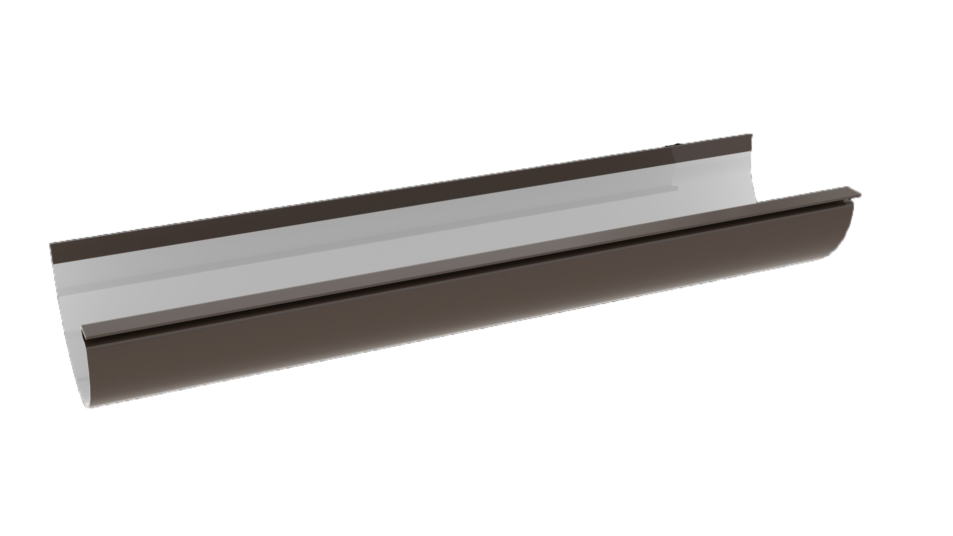 Желоб водосточный Ruplast коричневый