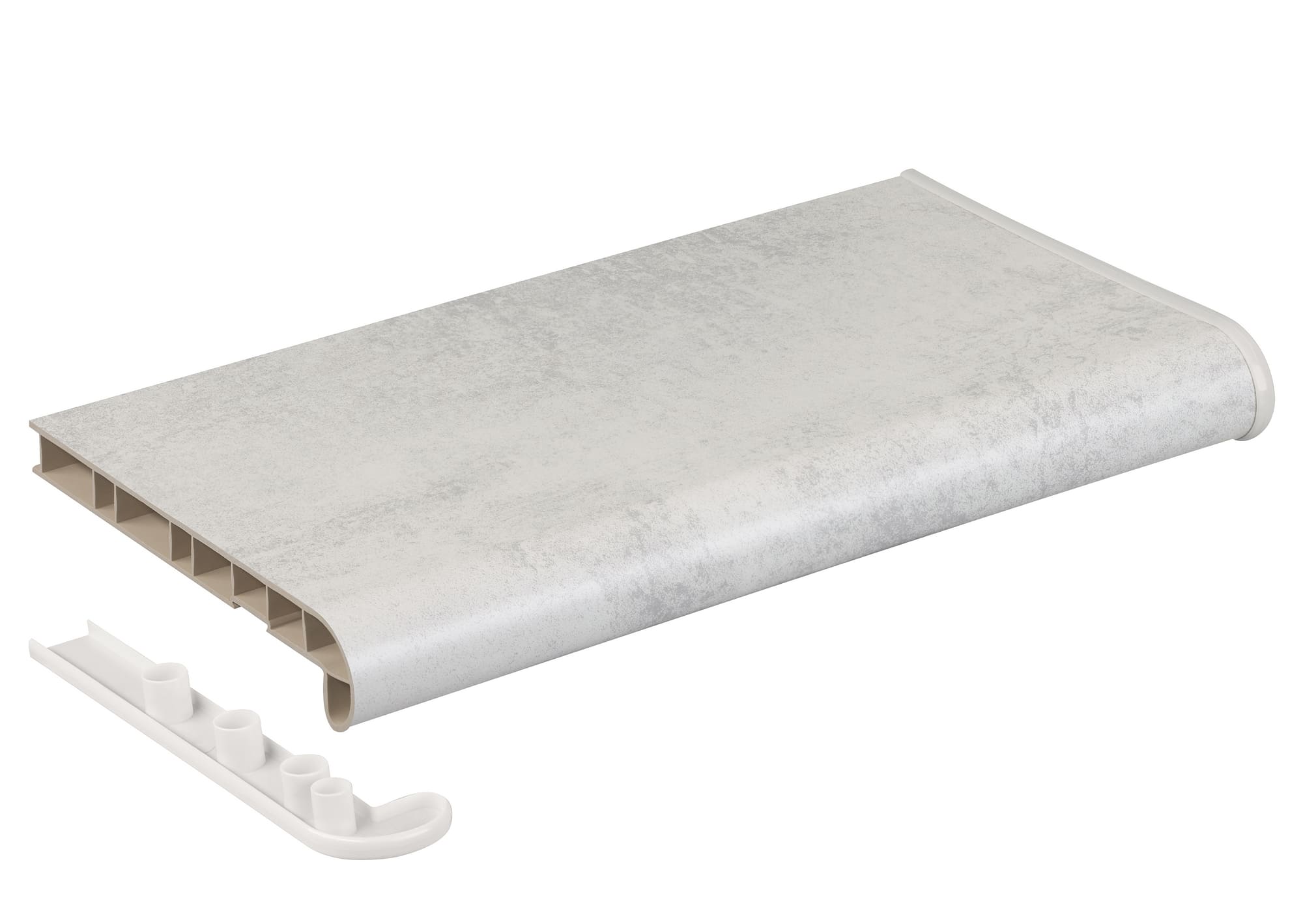 Подоконник Estera антик серый матовый 400 мм