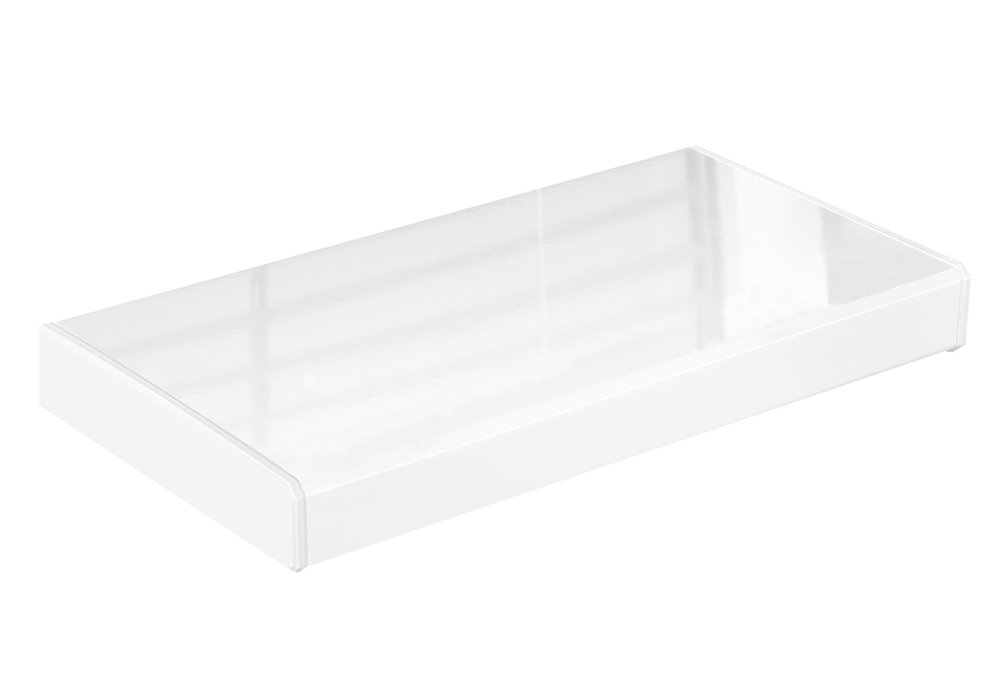 Подоконник Витраж Дизайн  сияющий белый 600 мм