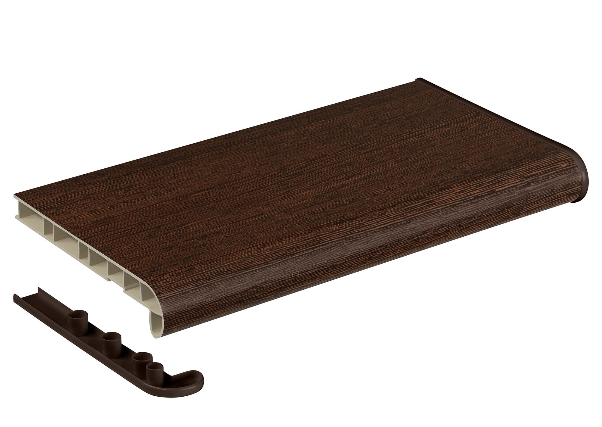 Подоконник Estera венге матовый 400 мм