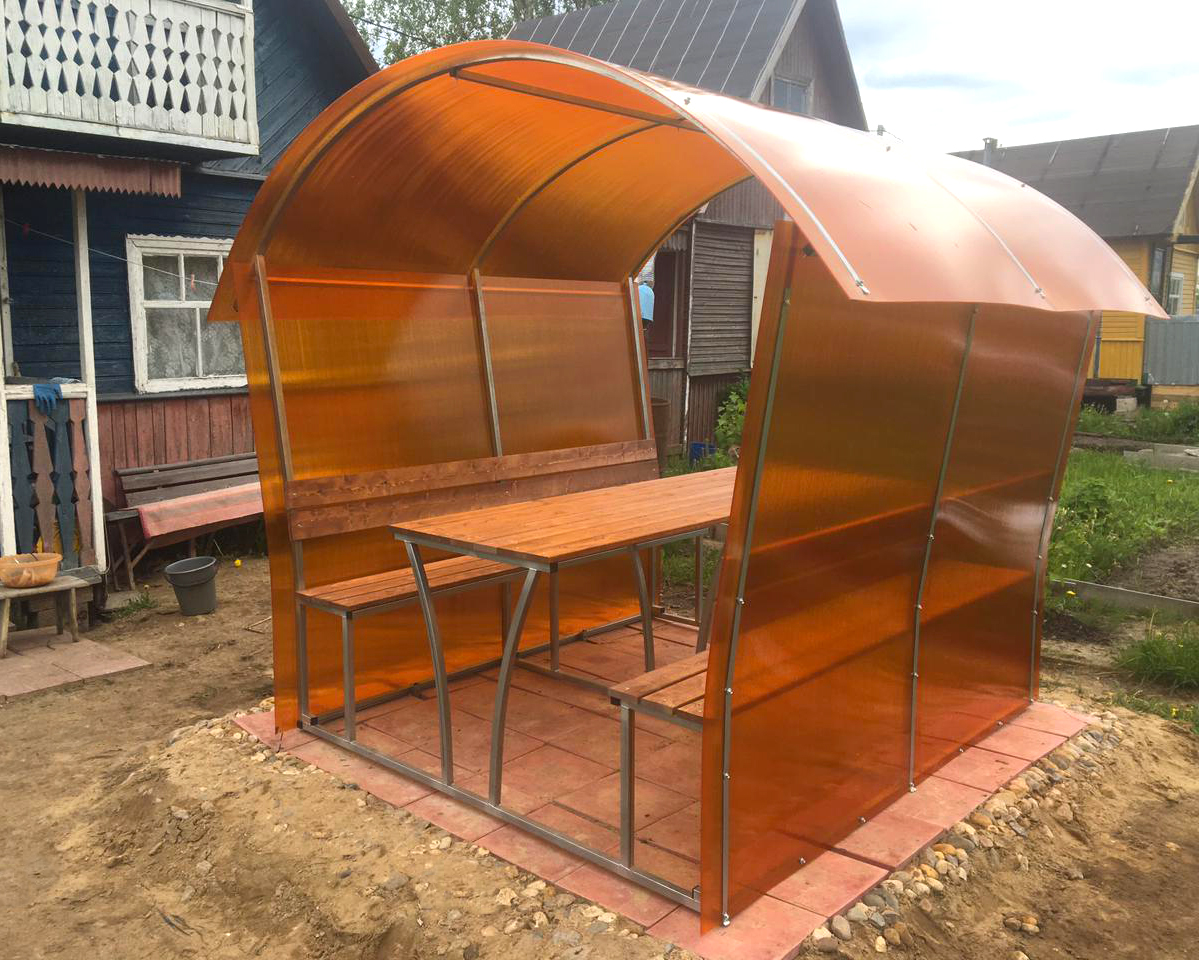 Беседка Дачная закрытая