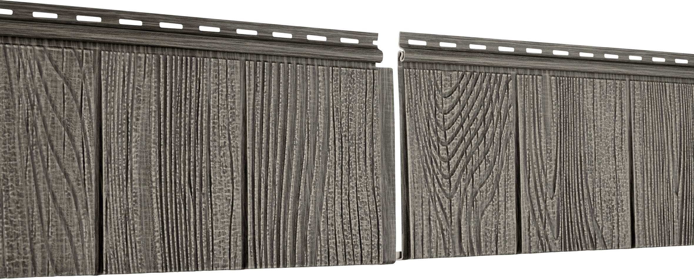 Фасадная панель Ю-пласт Щепа седой дуб