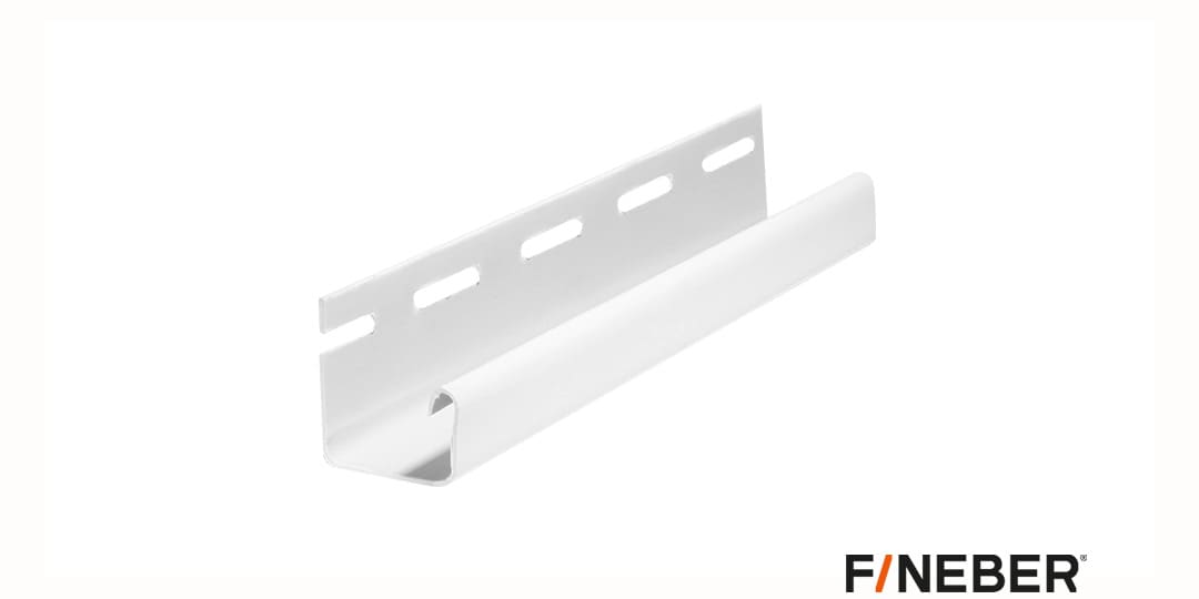 J-профиль для фасадных панелей FineBer белый