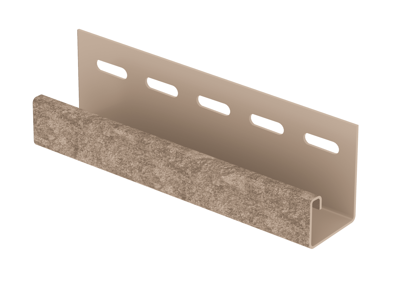 J-профиль Ю-пласт Стоун-Хаус Сланец бурый