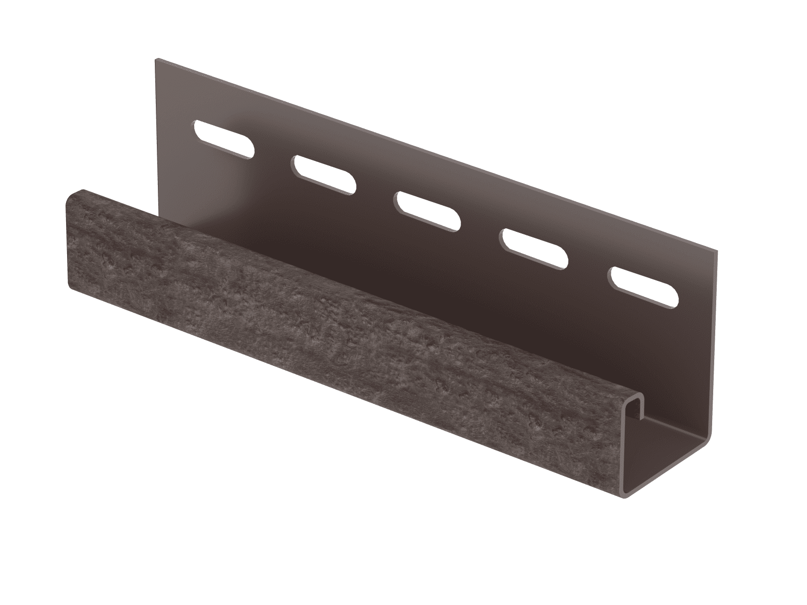 J-профиль Ю-пласт Стоун-Хаус Кирпич коричневый