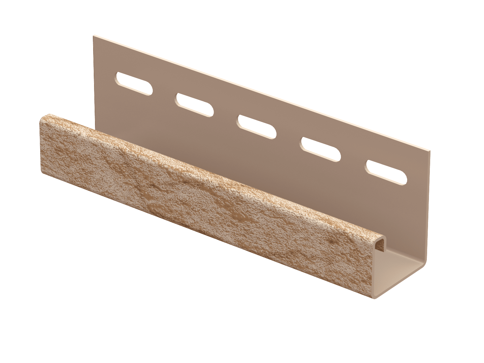 J-профиль Ю-пласт Стоун-Хаус Камень золотистый