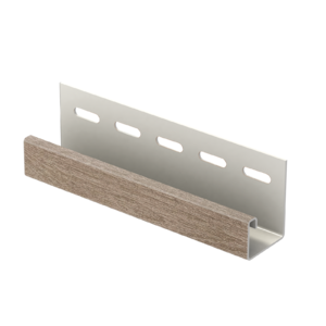 J-профиль Ю-Пласт Тимберблок Рейка фасадная орех светлый