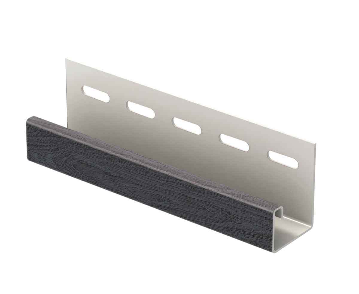 J-профиль Ю-Пласт Тимберблок Планкен угольный