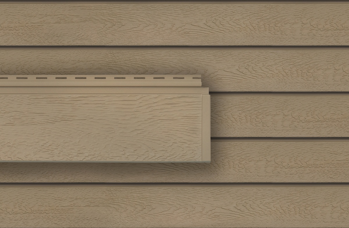 Фасадная панель Ю-пласт Хокла Карьяла древесный тауп