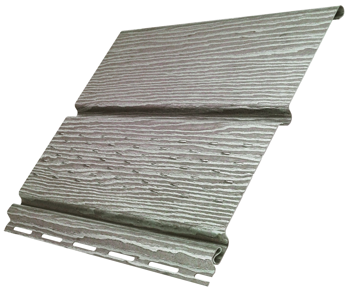 Софит Ю-пласт Тимберблок Дуб серебристый частичная перфорация