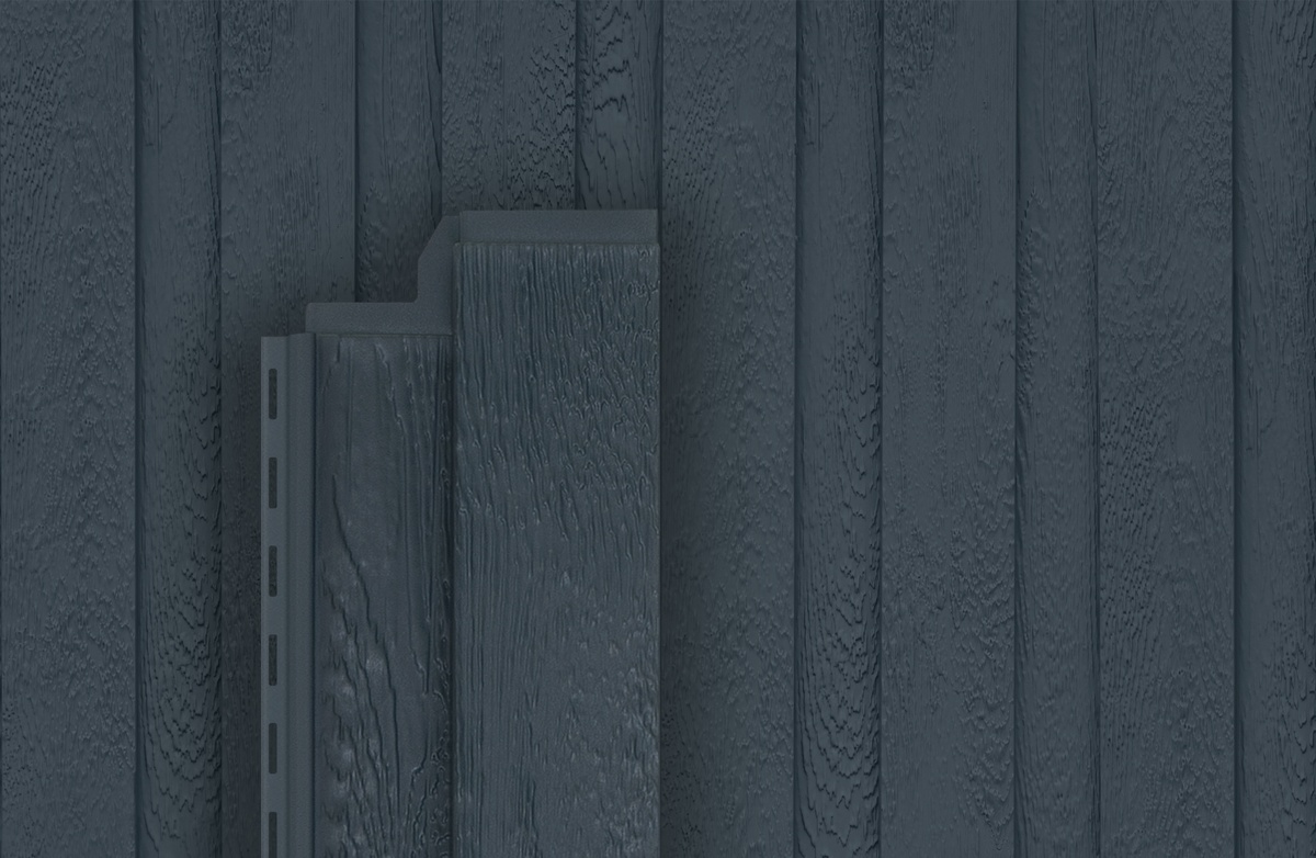 Фасадная панель Ю-пласт Хокла Скандинавия полуночно-синий