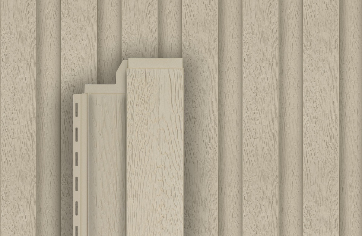 Фасадная панель Ю-пласт Хокла Скандинавия слоновая кость