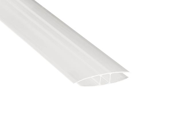Соединительный неразъемный профиль молочный 8 мм