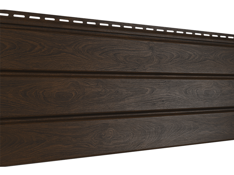 Софит Ю-пласт PRO орех темный без перфорации