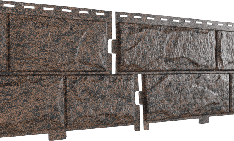 Фасадная панель Ю-пласт Стоун-Хаус Камень жженый