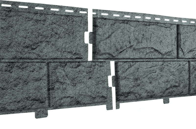 Фасадная панель Ю-пласт Стоун-Хаус Камень изумрудный