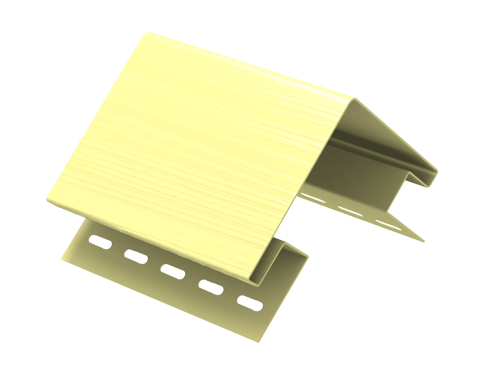 Наружный угол Ю-пласт кремовый