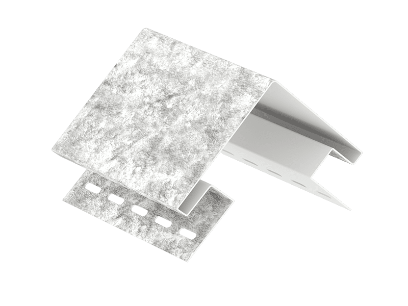 Наружный угол Ю-пласт Стоун-Хаус Кварцит светло-серый