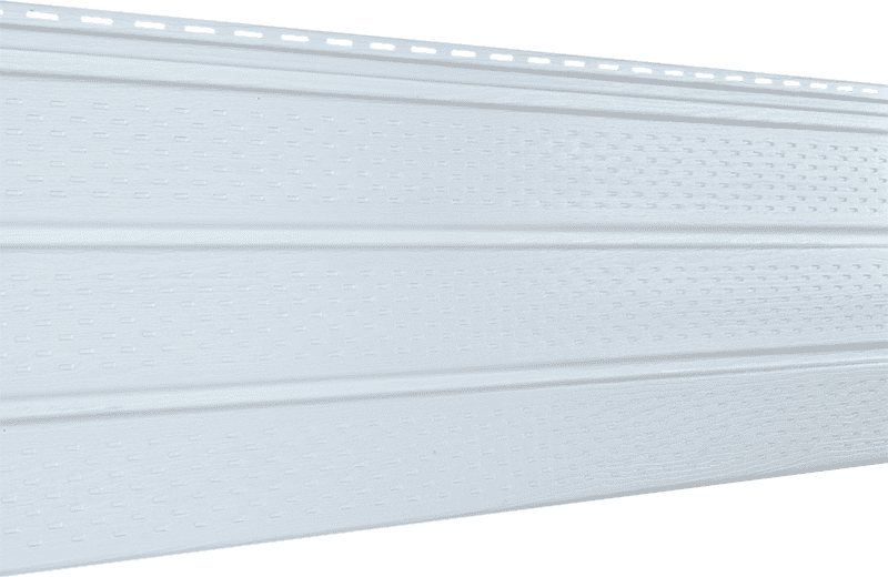 Софит Ю-пласт белый полная перфорация