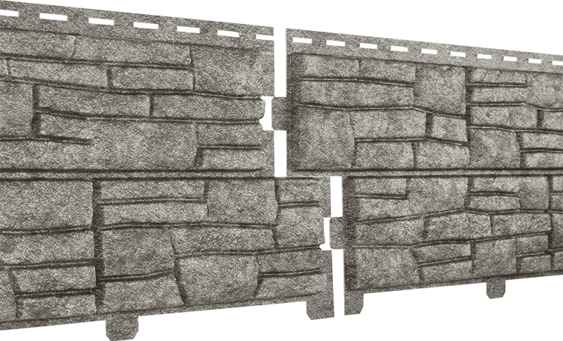 Фасадная панель Ю-пласт Стоун-Хаус Сланец бежевый