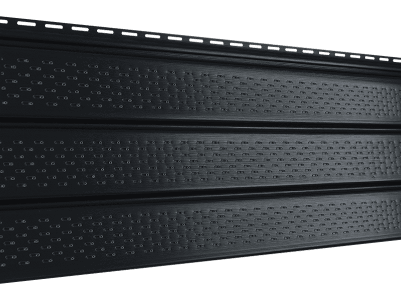 Софит Ю-пласт PRO графитовый полная перфорация