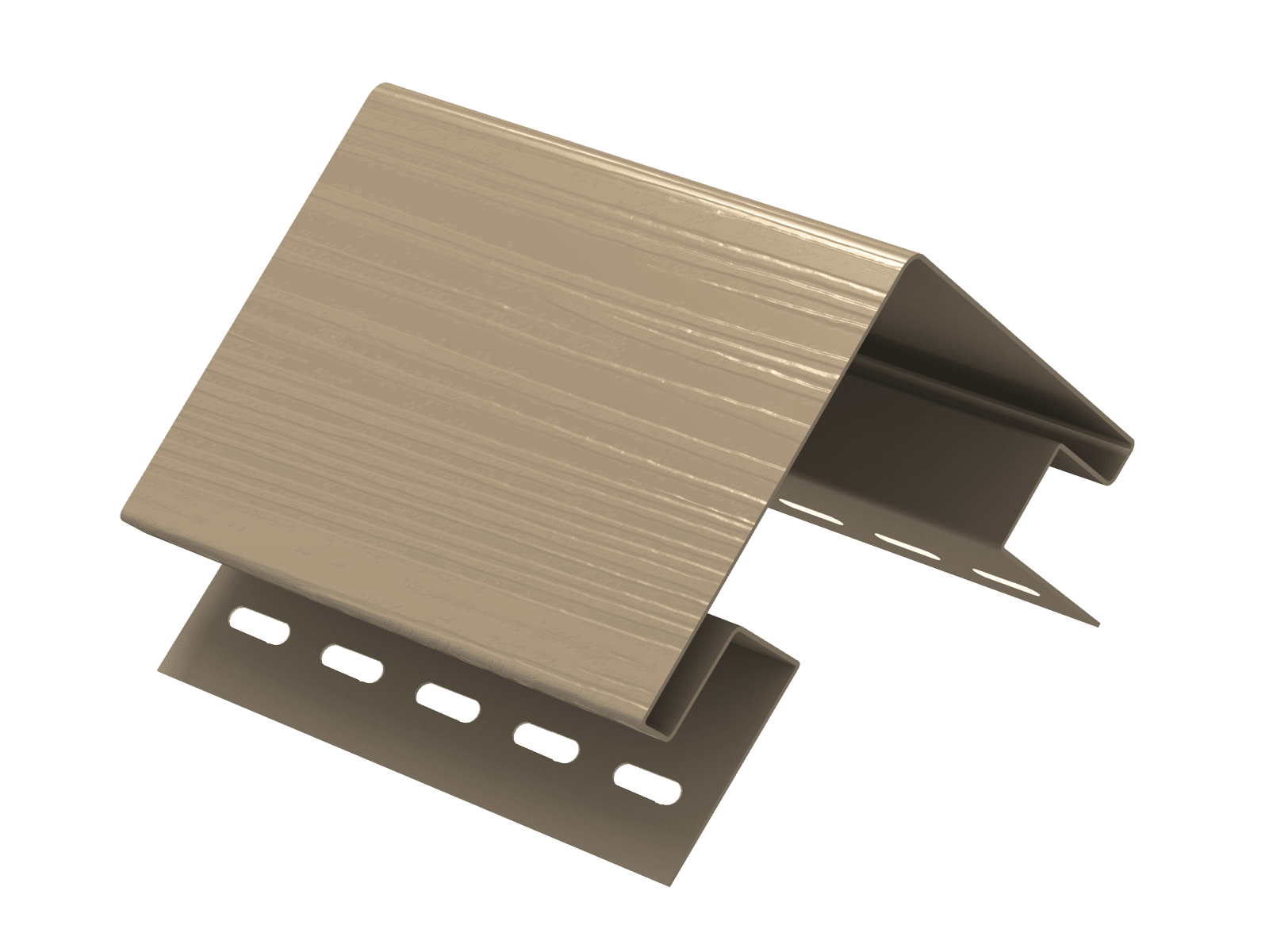 Наружный угол Ю-пласт бежевый